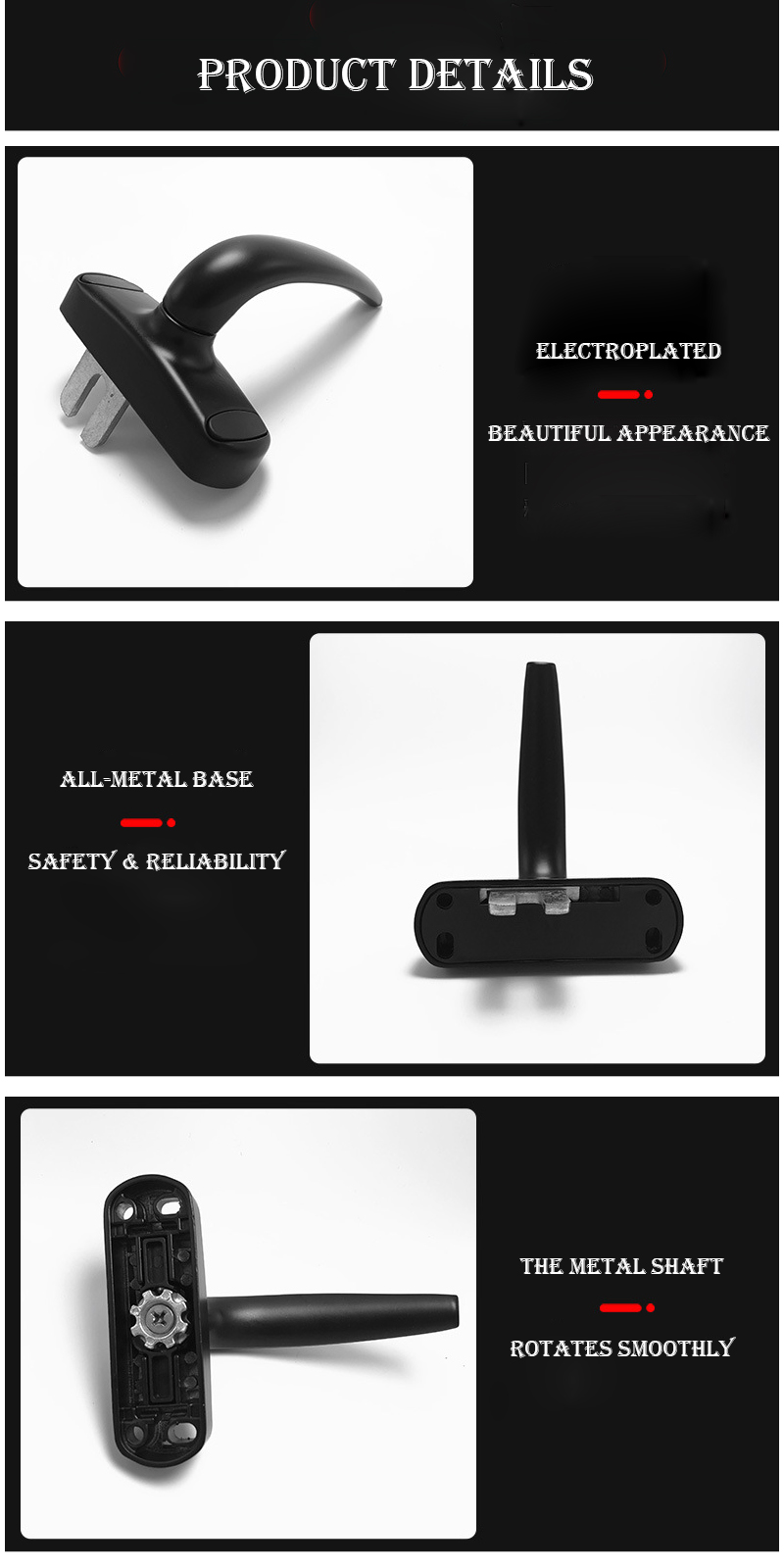 3 features of handle46h