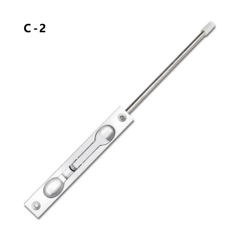 C1 / C2 Modern Aluminum Sliding Bolt Lock Zinc Alloy Door Flush Bolts For Aluminum Door