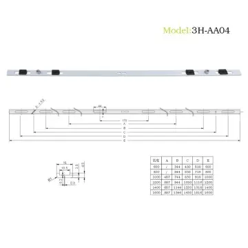 3H-AA04, European standard Handle Tra...