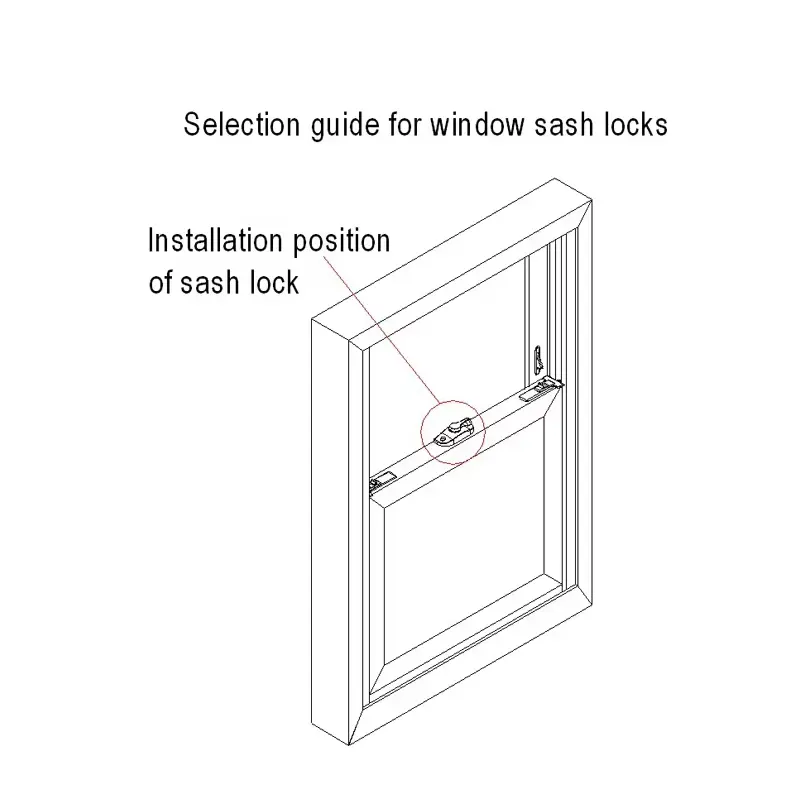 UPVC window lock