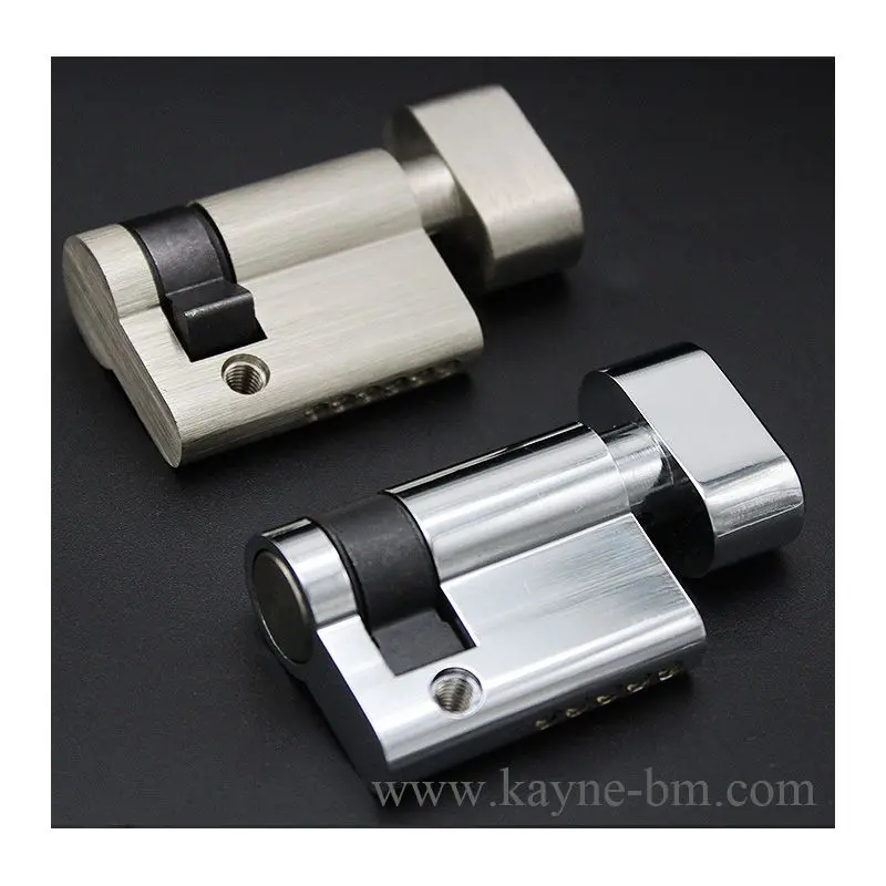 Smooth chrome plated hoist single opening lock core.jpg
