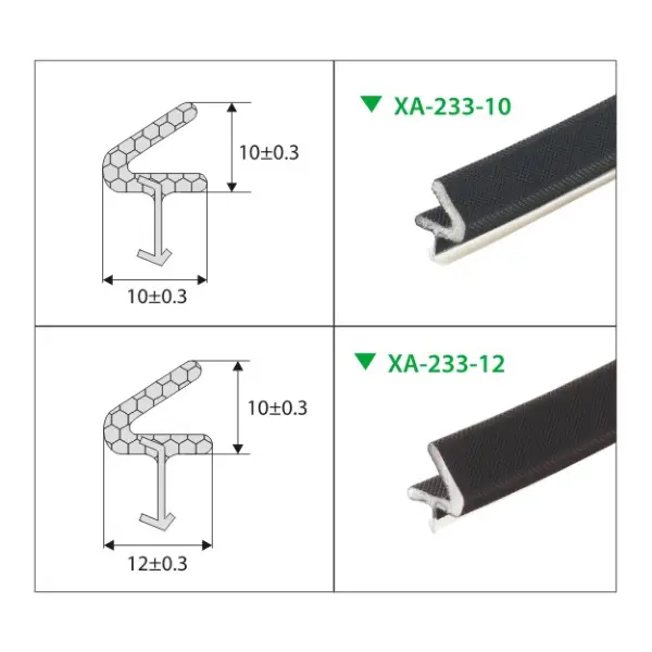 Pu Foam Coated Sealing Strip drawing8gv