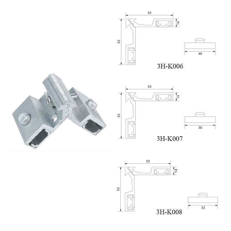 3H-K006K007K008, aluminum window corner joint, window corner connector.jpg