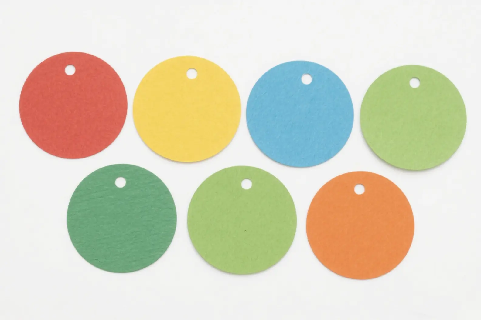 Paper labels set, availabe in various colors.