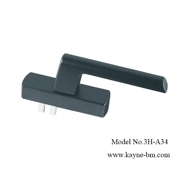 3H-A34 SERIES, Shift Fork Arc Handle Window Handle, Aluminum Alloy Inner Flat Open Windows Hardware