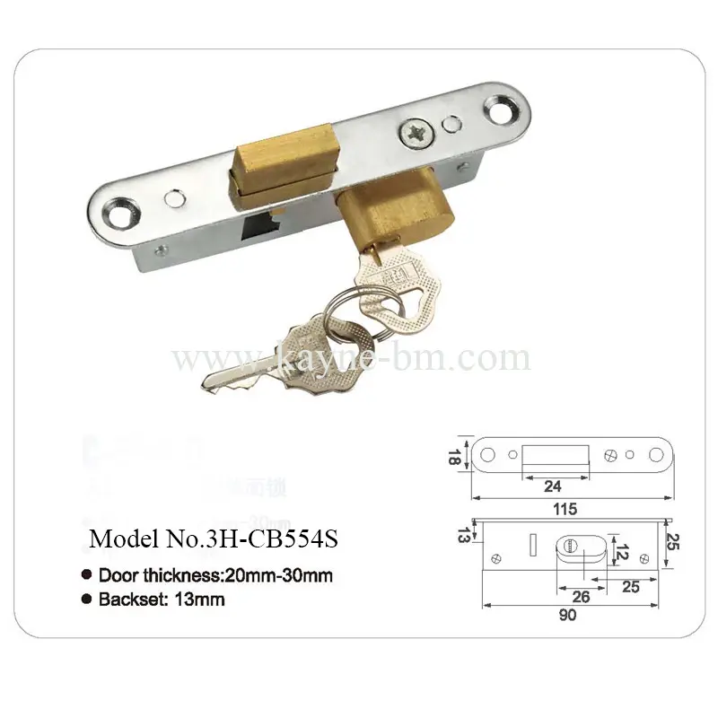 CB554S sliding glass door lock parts.jpg