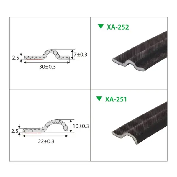 Pu Foam Coated Sealing Strip drawing 2c0n