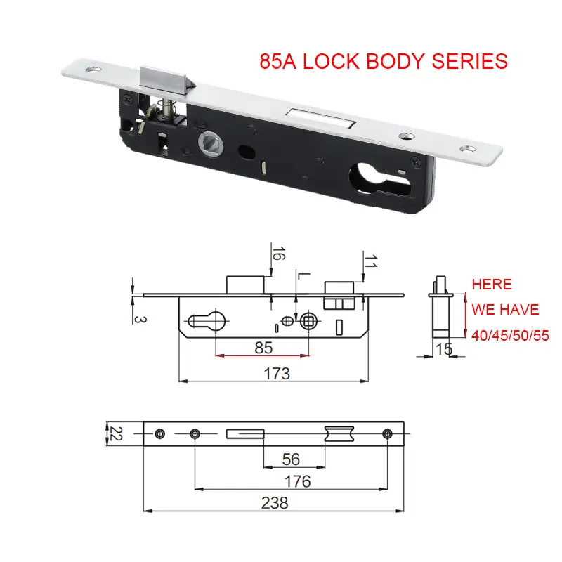 85A LOCK BODY SERIESbh7