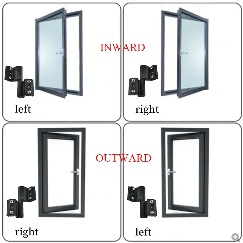 Aluminum Casement Window Flag Flush Hinge (8)zec
