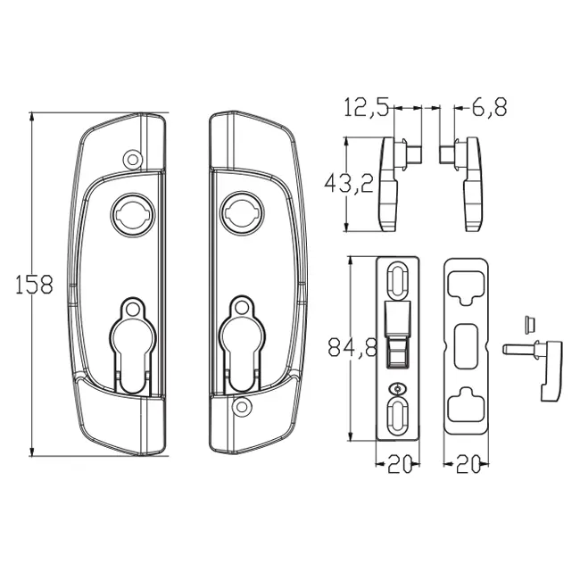 SDL02 security screen door lock.jpg