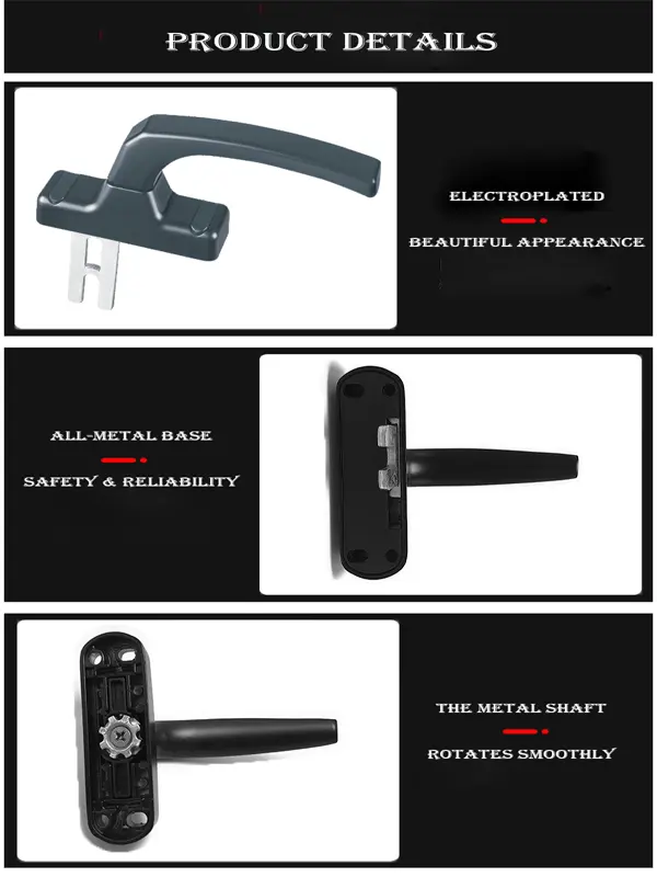 A37 multipoints lock window handleyl3