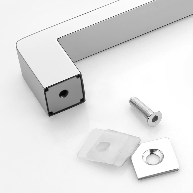 Buffer pad for glass door handleira