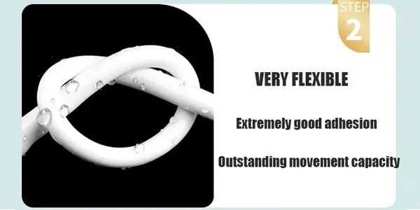 02 high-performance silicone sealant for weatherproofing