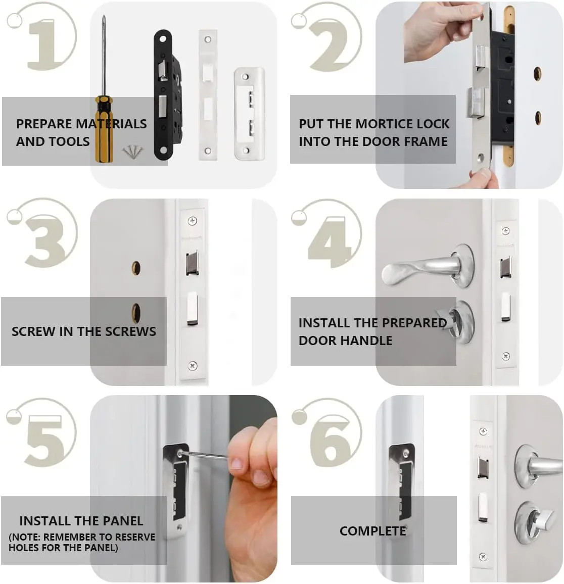 HOW TO INSTALL THE MORTISE LOCK8j2