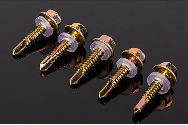 screw with rubber washer