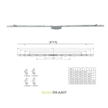 3H-AA07, 3H-AA08,Aluminum multi-point...
