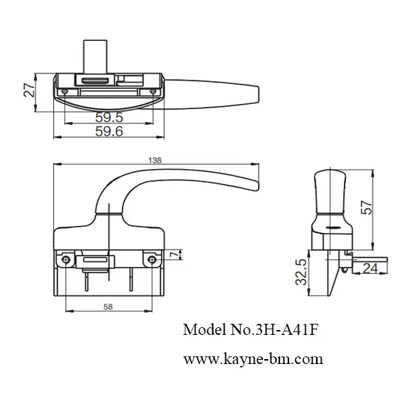 A41F lever lock handle size.jpg